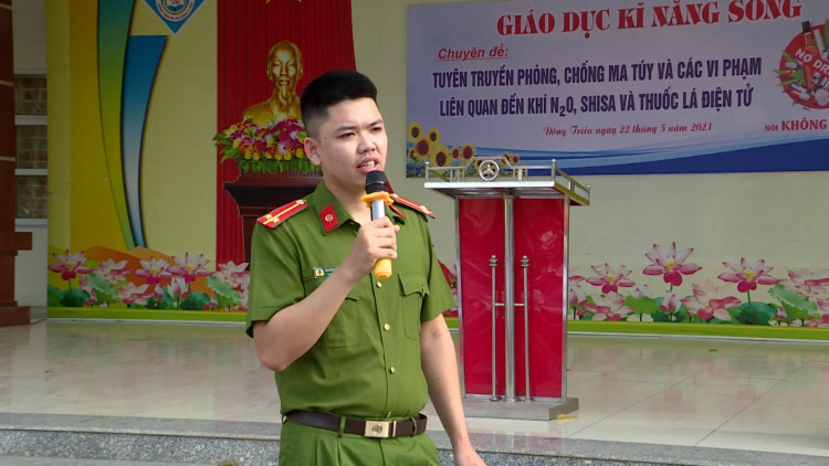 Thuong uy Nguyen Dang Khai hy sinh khi bat nhom toi pham ma tuy