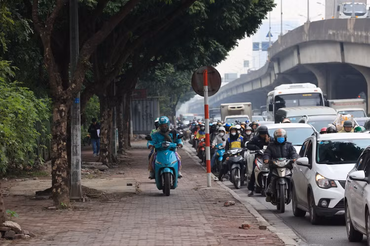 Giao thong Ha Noi un u nhung ngay giap Tet-Hinh-3