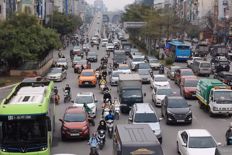 Giao thong Ha Noi un u nhung ngay giap Tet-Hinh-10