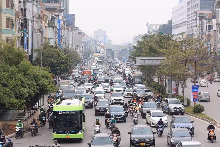 Giao thong Ha Noi un u nhung ngay giap Tet-Hinh-15