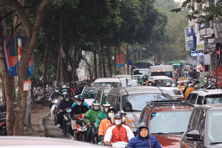 Giao thong Ha Noi un u nhung ngay giap Tet-Hinh-13