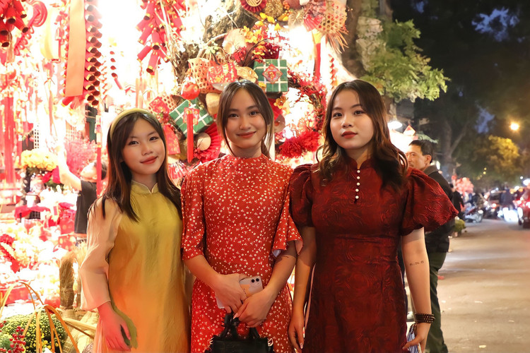 Pho Hang Ma ruc sac do chao don Tet Quy Mao 2023-Hinh-10