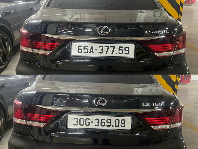 Hà Nội: “Xe sang” Lexus lắp chế độ lật biển, dùng biển số giả Ha Noi: “Xe sang” Lexus lap che do lat bien, dung bien so gia