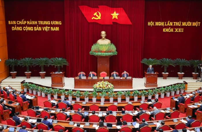 Khan truong trinh ban hanh Nghi quyet ve sap xep don vi hanh chinh