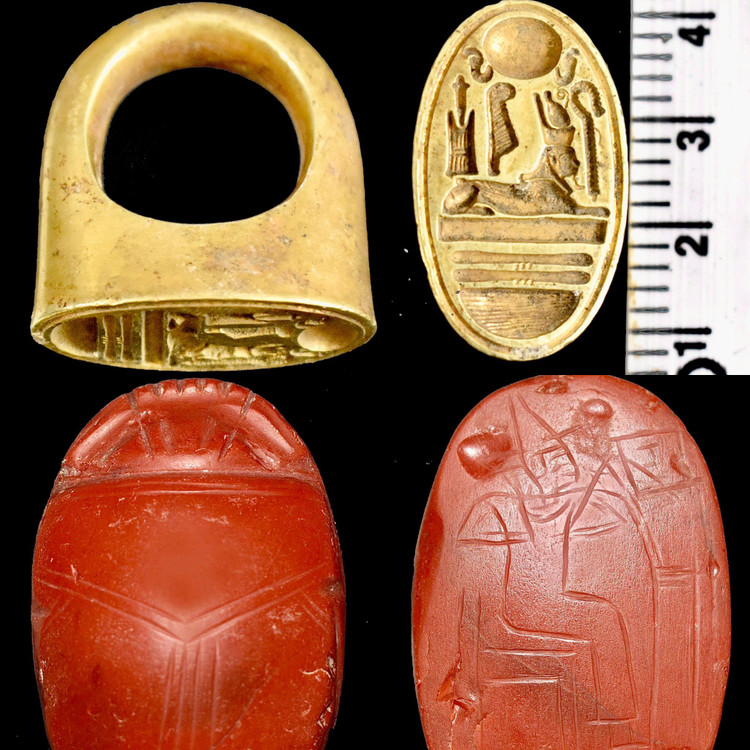 Hài cốt đeo nhẫn vàng khắc tên pharaoh Ai Cập, lai lịch gây sốc - Hình 8 Hai cot deo nhan vang khac ten pharaoh Ai Cap, lai lich gay soc-Hinh-8