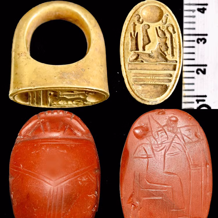 Hai cot deo nhan vang khac ten pharaoh Ai Cap, lai lich gay soc-Hinh-8