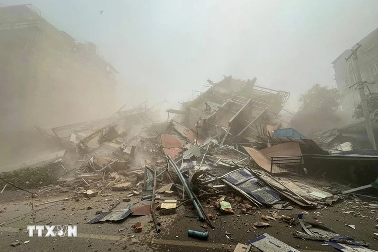 Dư chấn của trận động đất tại Myanmar có thể kéo dài nhiều tháng Du chan cua tran dong dat tai Myanmar co the keo dai nhieu thang