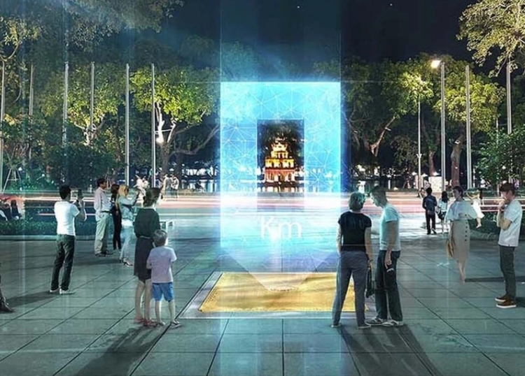 Ha Noi se co cot moc Km0 tai vuon hoa Ly Thai To