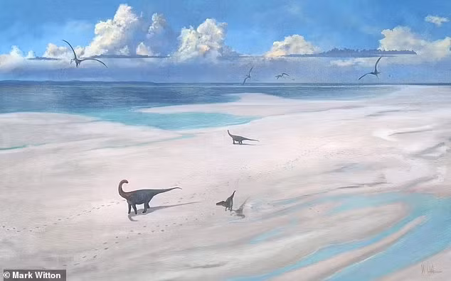 Khám phá địa điểm có dấu chân khủng long lớn nhất Vương quốc Anh - Hình 2 Kham pha dia diem co dau chan khung long lon nhat Vuong quoc Anh-Hinh-2