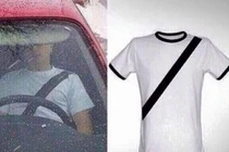 Lách luật bằng áo in dây an toàn, trò đùa nguy hiểm 