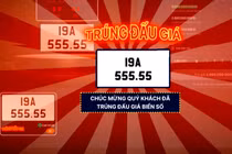 Hơn 140 nghìn biển số xe đấu giá thành công năm 2025, thu hơn 5.155 tỷ đồng