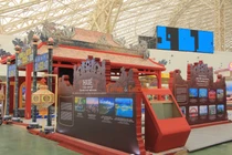 Triển lãm thành tựu đất nước với gian hàng đậm nét đặc trưng