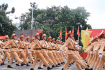  Ấn tượng lễ duyệt đội ngũ và diễu hành của Công an Hà Nội