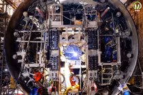 Cận cảnh máy khoan 'khổng lồ' đường sắt đô thị Nhổn – Ga Hà Nội được tháo dỡ