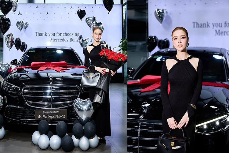 Recentemente, informações sobre a irmã mais nova da Miss Vietnã 2016, Mai Phuong Thuy, que comprou um Mercedes-Benz S450 Luxury de nova geração rapidamente atraíram a atenção da comunidade online. 2-4048.jpg