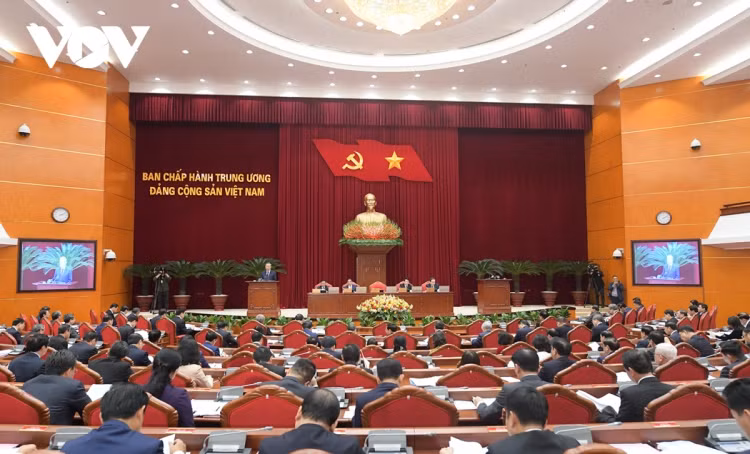 Tong Bi thu: Trong tam cua Hoi nghi Trung uong la sap xep bo may-Hinh-2