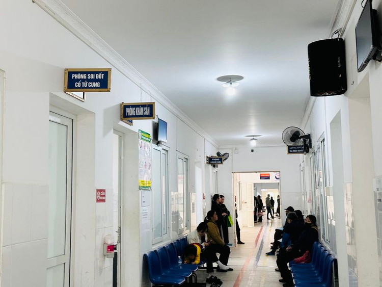 Khu khám sản tại Bệnh viện Đa khoa Cao Bằng