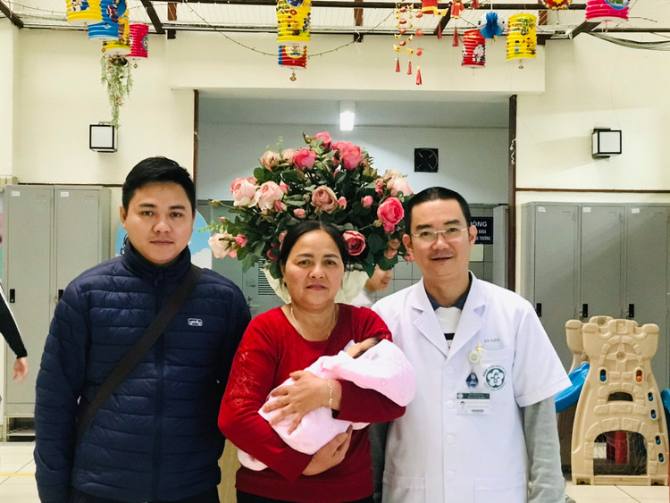 Bệnh nhi được ra viện