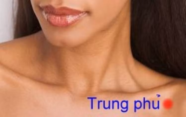 Vị trí huyệt Trung phủ