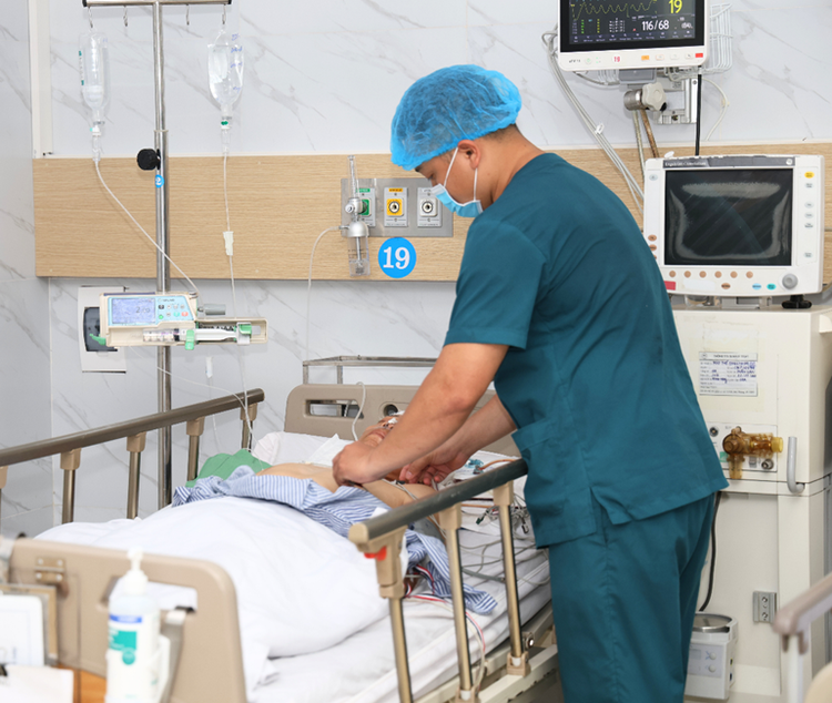 Bệnh nhân đã được cứu sống là một kỳ tích - ảnh BVCC