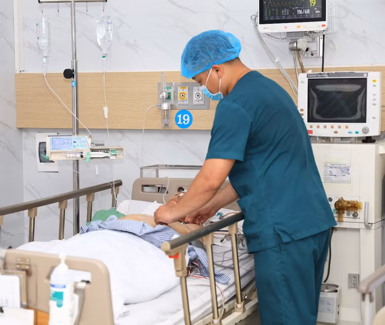 Bệnh nhân đã được cứu sống là một kỳ tích - ảnh BVCC