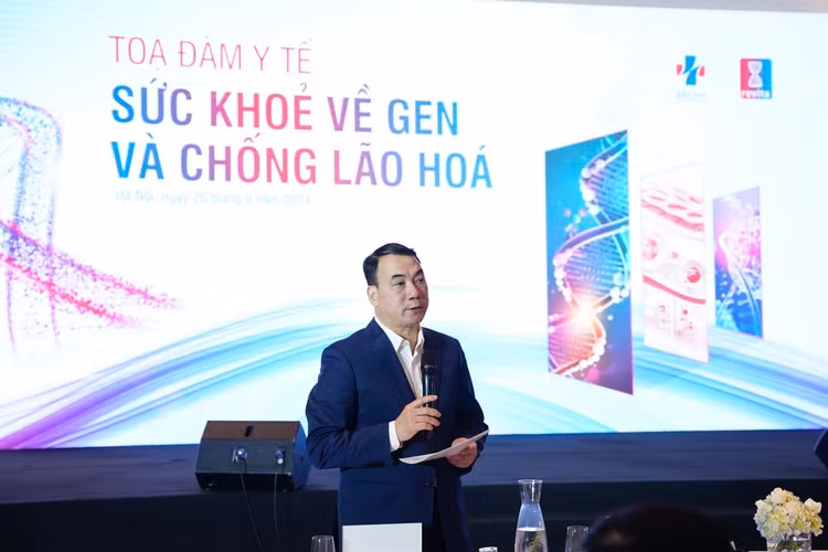 TS Nguyễn Ngô Quang, Cục trưởng Cục Khoa học Công nghệ và Đào tạo (Bộ Y tế) phát biểu