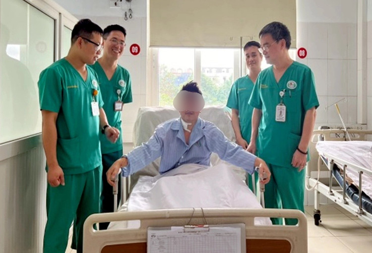 Người bệnh đã được cứu sống đang hồi phục sức khỏe