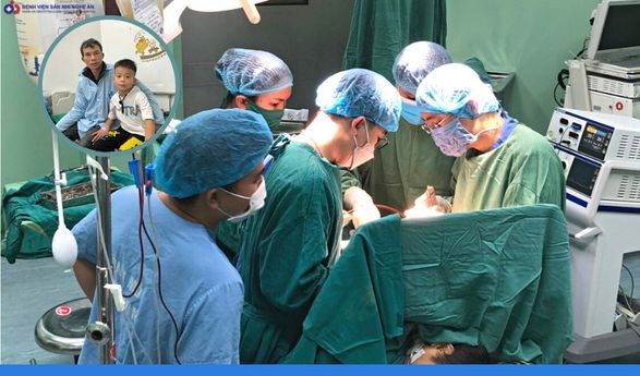Ca phẫu thuật cấp cứu cho bệnh nhi