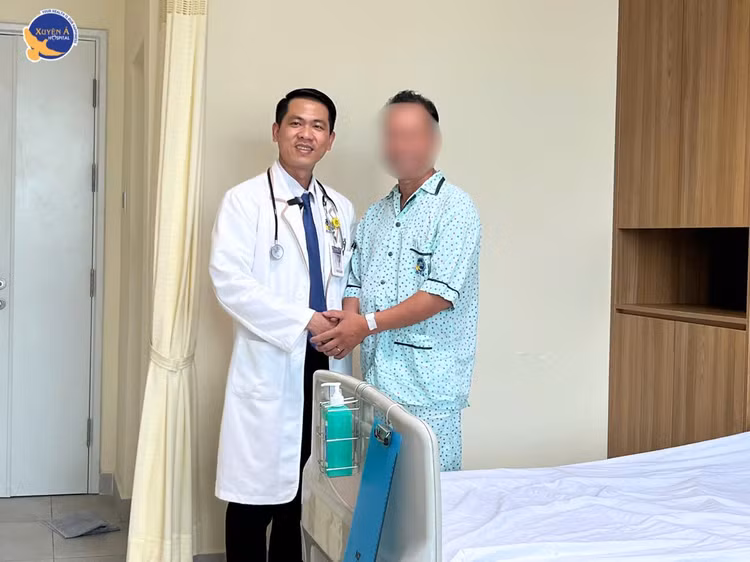 Bệnh nhân hồi phục sau 48 giờ - Ảnh BVCC