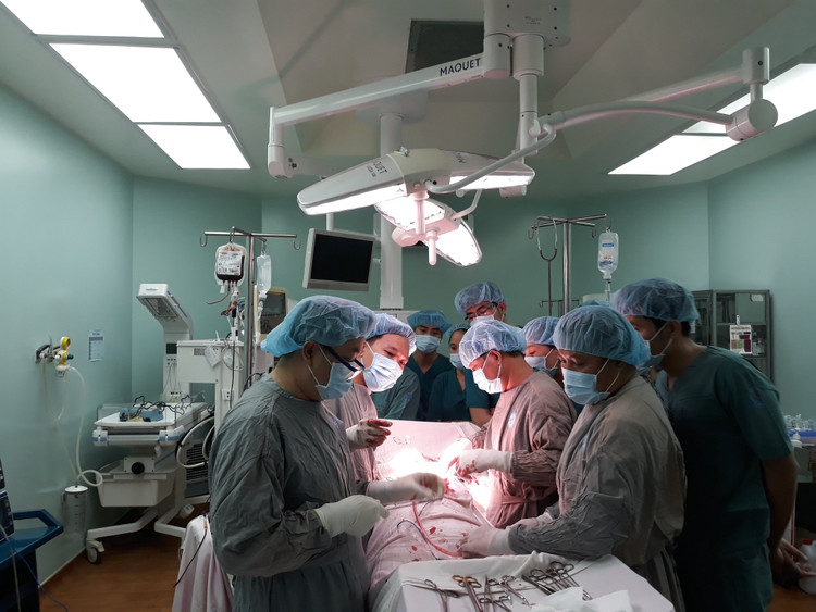 Báo động liên viện cứu sống người bệnh vỡ lách, gãy nhiều xương sườn, cột sống...- Ảnh BVCC