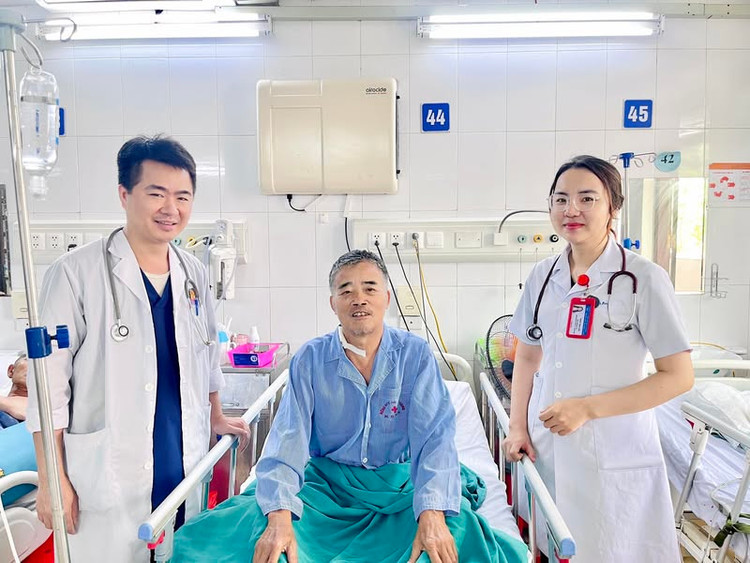 Bệnh nhân đã ổn định sau 5 ngày điều trị tích cực - Ảnh BVCC