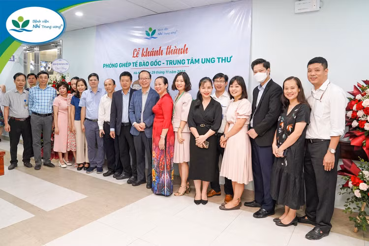 BV Nhi TƯ: Khai trương 2 phòng ghép tế bào gốc đạt chuẩn quốc tế