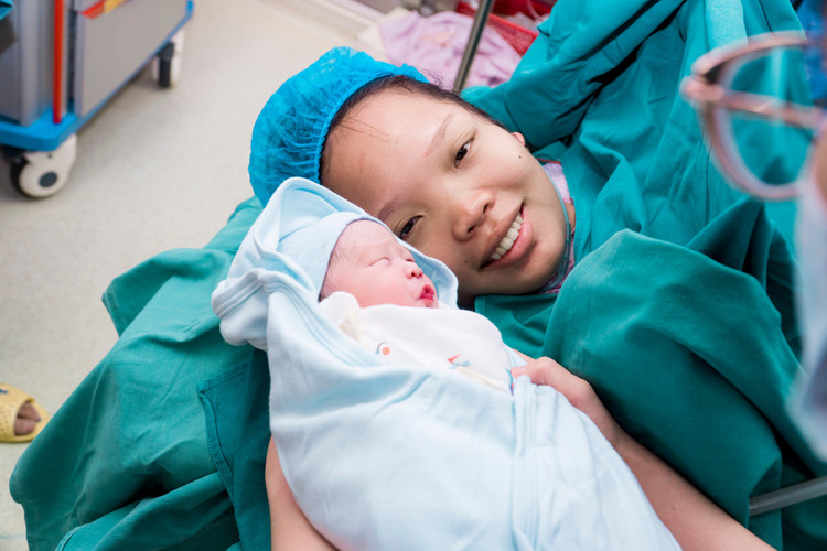 Mẹ con sản phụ đã ổn định sức khỏe - Ảnh BVCC