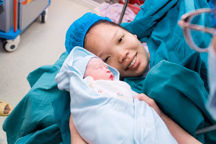 Mẹ con sản phụ đã ổn định sức khỏe - Ảnh BVCC