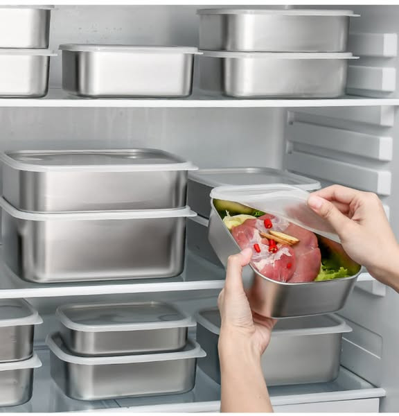 Bảo quản thực phẩm trong tủ lạnh nên để khay và ngăn riêng - Ảnh minh họa BVCC