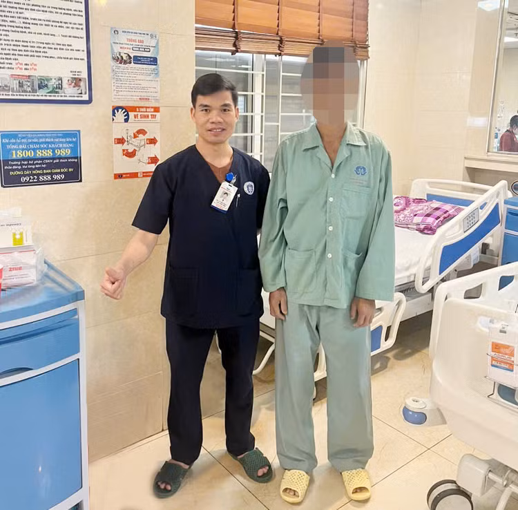 Người bệnh đã ổn định sau can thiệp.