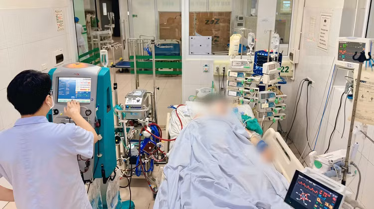 Can thiệp ECMO, thay huyết tương: Bước ngoặt trong điều trị và cuộc chiến giành lại sự sống - Ảnh BVCC Can thiệp ECMO, thay huyết tương: Bước ngoặt trong điều trị và cuộc chiến giành lại sự sống - Ảnh BVCC