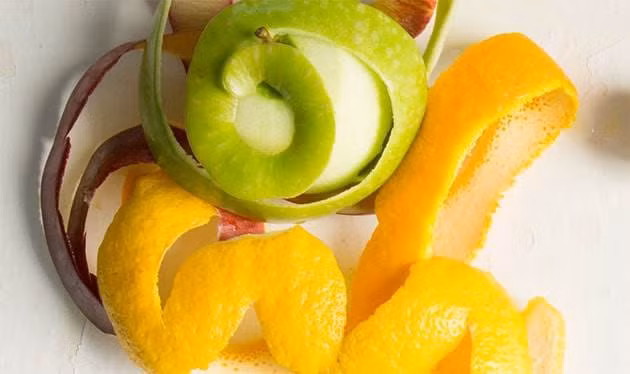 Vỏ của một số loại trái cây nhiều chất dinh dưỡng có lợi.