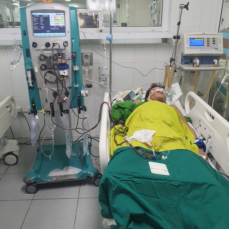 Hình ảnh người bệnh tại Khoa Hồi sức tích cực – Chống độc - Ảnh BSCC