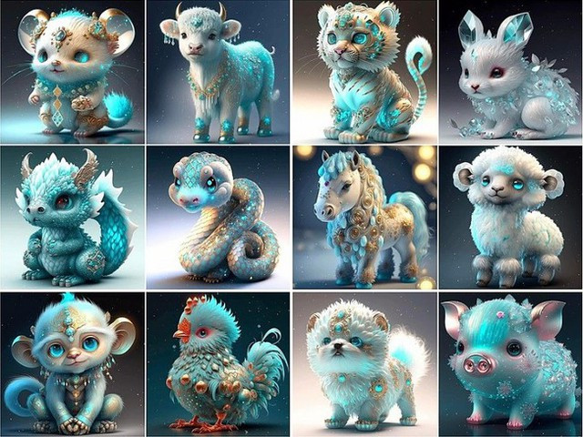 Chọn vật phẩm may mắn cho 12 con giáp Tết 2025 - Ảnh minh họa