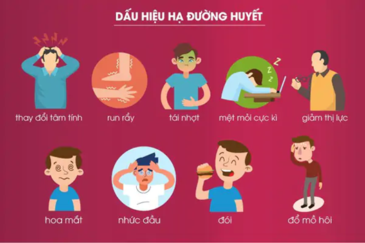 Dấu hiệu hạ đường huyết - Ảnh minh họa
