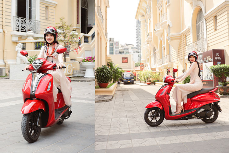 Yamaha Grande Hybrid sở hữu thiết kế châu Âu thanh lịch.