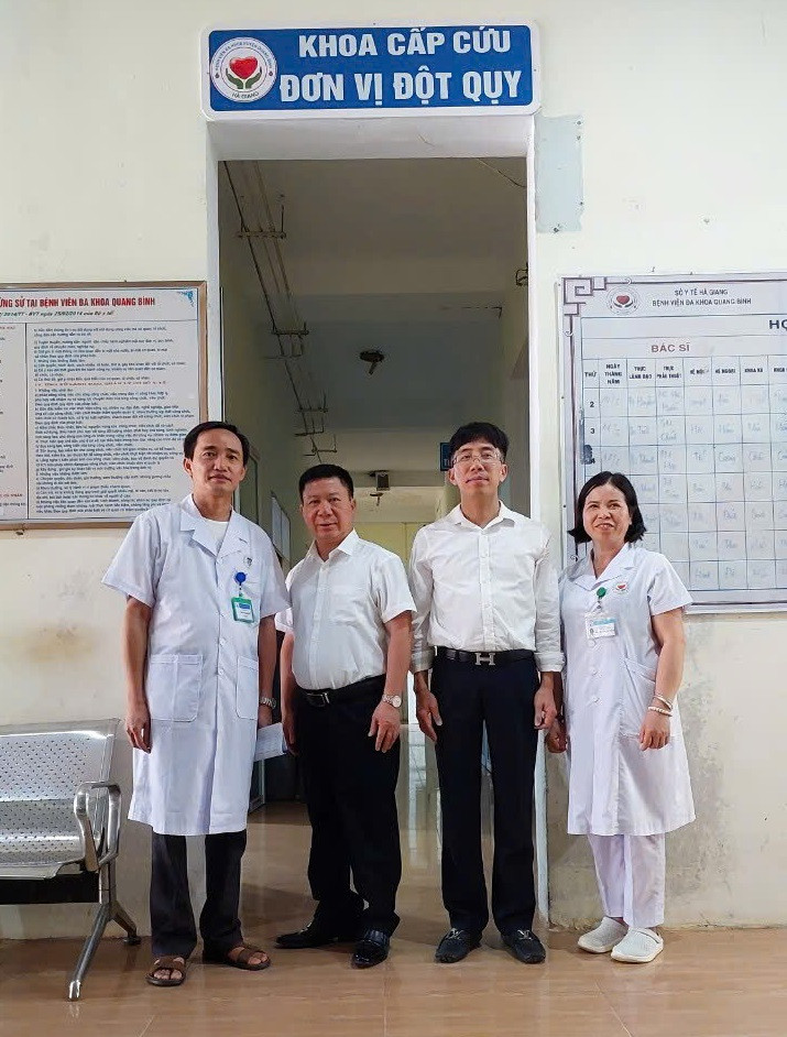 Khoa cấp cứu đơn vị đột quỵ tại bệnh viện huyện Quang Bình, Hà Giang