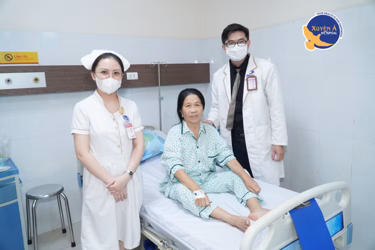 Bệnh nhân hồi phục sau phẫu thuật - Ảnh BVCCC Bệnh nhân hồi phục sau phẫu thuật - Ảnh BVCCC