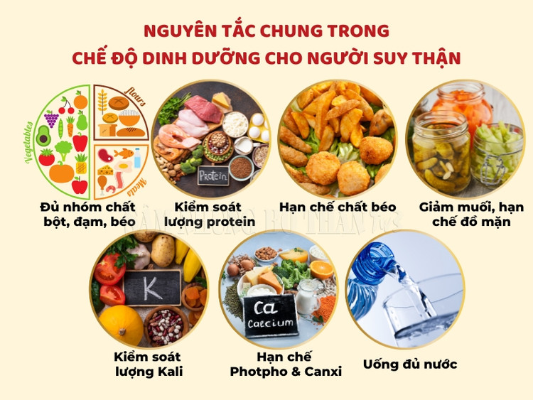 Giải pháp cho những sai lầm trong dinh dưỡng khiến suy thận mạn thêm trầm trọng - Ảnh BVCC