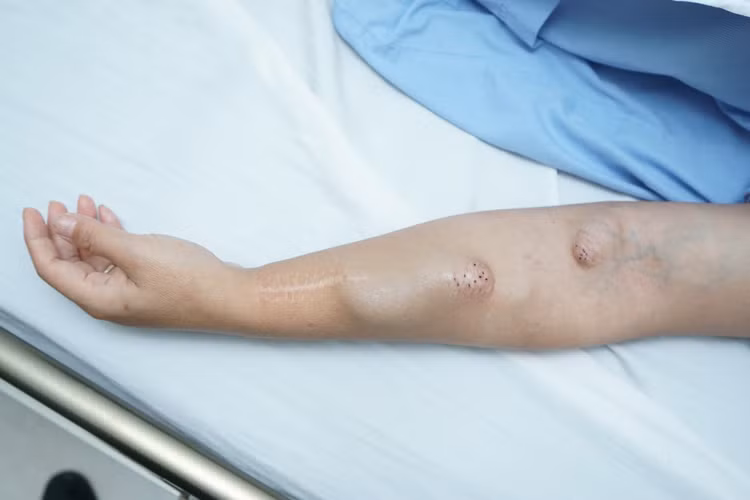 Đặt cầu nối cho bệnh nhân - Ảnh BVCC