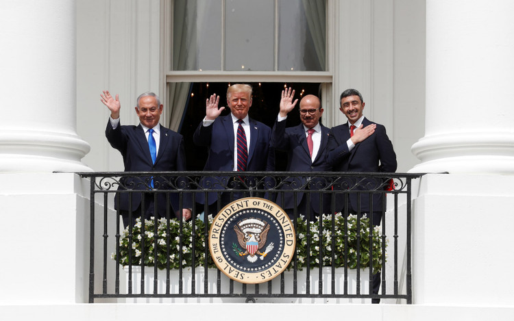 U.S. President Trump hosts leaders for Abraham Accords signing ceremony at the White House in Washington