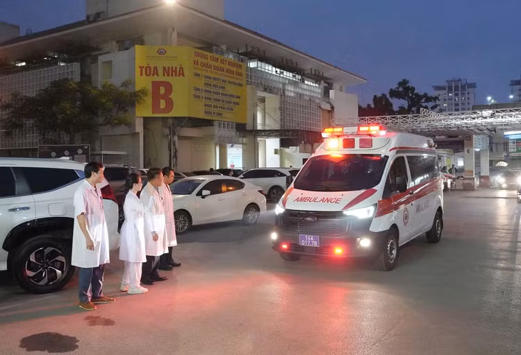 Tạng được chuyển tới Quảng Ninh - Ảnh BVCC