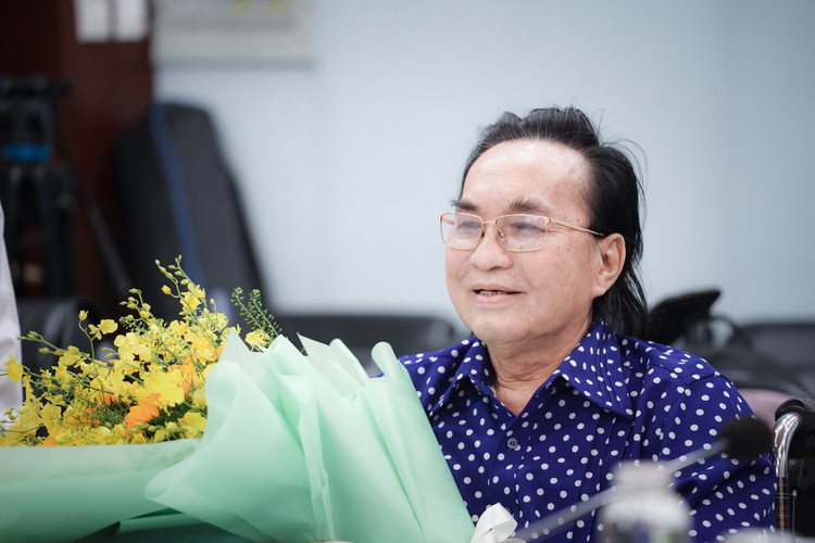 NSND Thanh Tuấn đã hồi phục &quot;ngoại mục&quot; - Ảnh BVCC