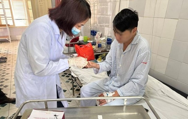 Một bệnh nhân mắc sốt rét ngoại lai được điều trị tại BV T.Ư Huế thời gian qua - Ảnh BVCC